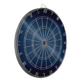 Jeu De Fléchettes Aspect métallique en acier inoxydable bleu foncé (Devant gauche)