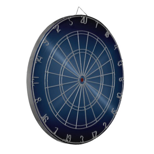 Jeu De Fléchettes Aspect métallique en acier inoxydable bleu foncé (Devant gauche)