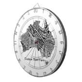 Jeu De Fléchettes Australie Carte Doodle (Devant droit)