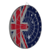 Jeu De Fléchettes Australie Design en fibre de carbone Style Chrome (Devant gauche)