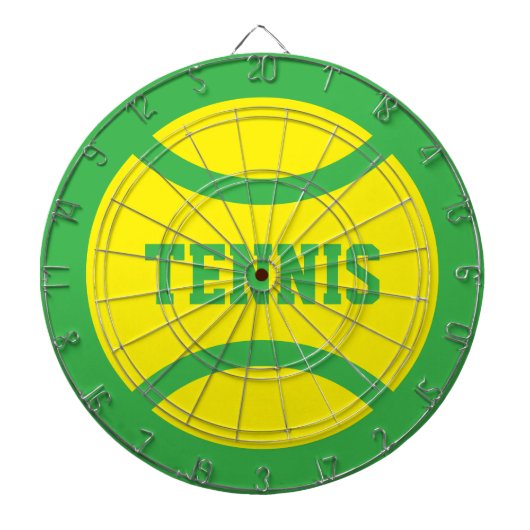 Jeu de fléchettes avec cible et balles de tennis j (Devant)