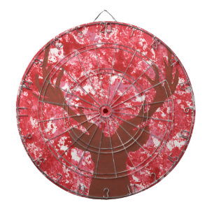 Jeu de fléchettes avec silhouette de cerf pour la