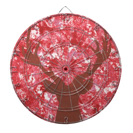 Jeu de fléchettes avec silhouette de cerf pour la (Devant)