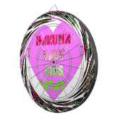 Jeu De Fléchettes Baby Pink Hearts Hakuna Matata Baby Kids Design.p (Devant droit)