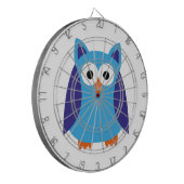 Jeu De Fléchettes Bande dessinée bleue de hibou (Devant gauche)