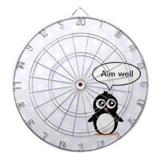 Jeu De Fléchettes Bande dessinée mignonne de pingouin