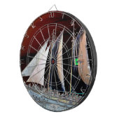 Jeu De Fléchettes Bateaux sous voile (Devant droit)