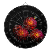 Jeu De Fléchettes Baubles rouges festifs (Devant)