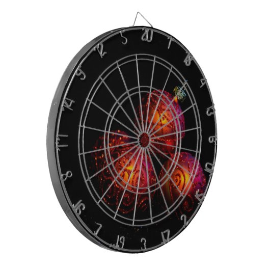 Jeu De Fléchettes Baubles rouges festifs (Devant gauche)