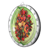 Jeu De Fléchettes Beau design rose extraordinaire coloré (Devant droit)