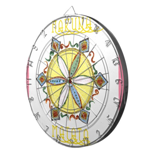 Jeu De Fléchettes Beau Inspirationnel Star Floral Vector Motif (Devant droit)