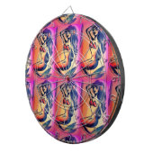 Jeu De Fléchettes beauté de sirène aux cheveux foncés (Devant droit)