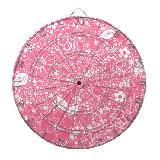 Jeu De Fléchettes Beautés botaniques rose pâle (Devant)