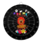 Jeu De Fléchettes Bébé adorable Lion Art Design Motif (Devant)