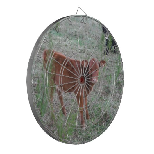 Jeu De Fléchettes Bébé vache Brown. (Devant gauche)