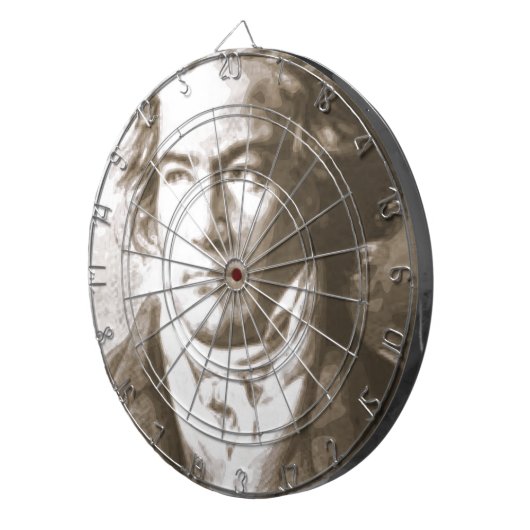 Jeu De Fléchettes Beethoven À Sepia (Devant droit)