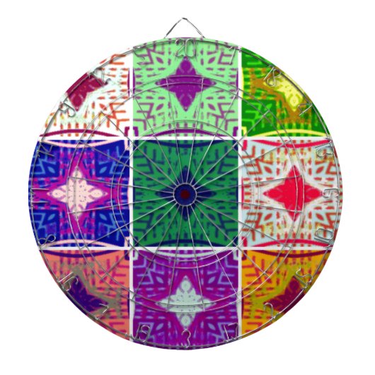 Jeu De Fléchettes Belle À damiers africaine Extraordinaire Imprimer (Devant)