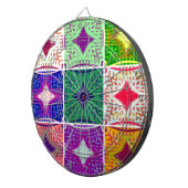 Jeu De Fléchettes Belle À damiers africaine Extraordinaire Imprimer (Devant droit)