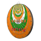 Jeu De Fléchettes Belle Inde couleurs drapeau national Hakuna Matata (Devant droit)