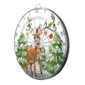 Jeu De Fléchettes Belle renne dans la neige (Devant droit)