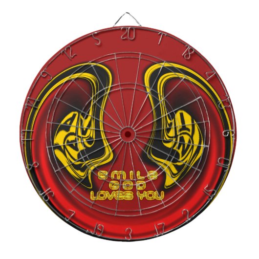 Jeu De Fléchettes Bénédiction d'en haut : L'Amour de Dieu Salutation (Devant)