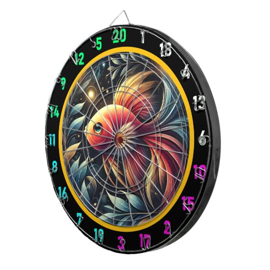 Jeu de fléchettes Betta chatoyant (Devant droit)