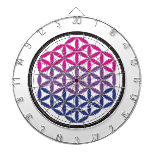 Jeu De Fléchettes bi géométrie sacrée (Devant)