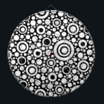 Jeu De Fléchettes Black Dots & Circles Grid   your backgr. &<br><div class="desc">Funny Pattern Design by EDDA Joyeux / EDDArt | Basic : Geometric uni or colored Shapes,  Dots,  points,  Rings,  Circle,  Holes,  Grids,  etc. for Art Lovers | you miss other colors or products with this design ? Feel free to contact me: contact@eddart.de</div>