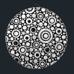 Jeu De Fléchettes Black Dots & Circles Grid   your backgr. &<br><div class="desc">Funny Pattern Design by EDDA Joyeux / EDDArt | Basic : Geometric uni or colored Shapes,  Dots,  points,  Rings,  Circle,  Holes,  Grids,  etc. for Art Lovers | you miss other colors or products with this design ? Feel free to contact me: contact@eddart.de</div>