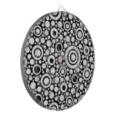 Jeu De Fléchettes Black Dots & Circles Grid + your backgr. & (Devant gauche)