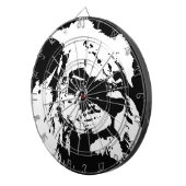 Jeu De Fléchettes Black & white lion pop art (Devant droit)