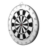 Jeu De Fléchettes blanc et noir (Devant droit)