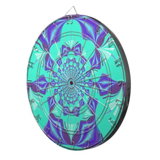 Jeu De Fléchettes Bleu précieux (Devant droit)