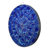 Jeu De Fléchettes Bleu profond gouttelettes d'eau (Devant droit)