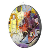 Jeu De Fléchettes Bleu rouge jaune Kandinsky peinture Abstraite (Devant droit)