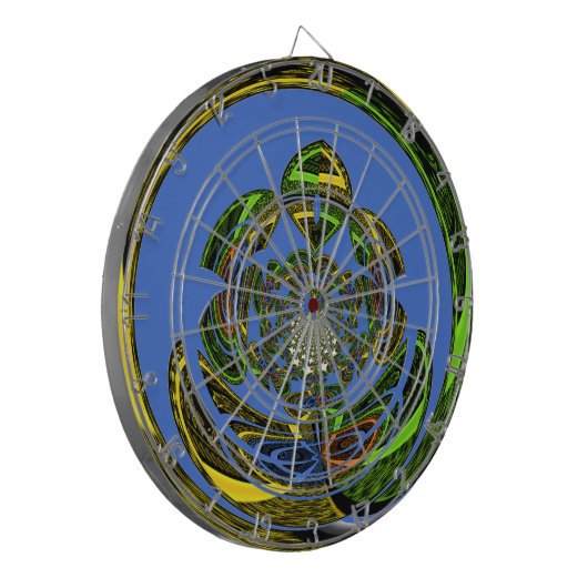 Jeu De Fléchettes Bleu traditionnel (Devant gauche)