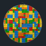 Jeu De Fléchettes blocs en plastique coloré<br><div class="desc">"blocs plastiques colorés""blocs plastiques",  jouets,  enfants,  rétro,  enfants, ,  nerd,  geek,  geeky,  nerdy,  jeux,  gamer,  "vieille école", "blocs de construction"colorés géométriques carrés rouge,  vert jaune,  abstrait, "art abstrait",  drôle,  hipster enfant</div>
