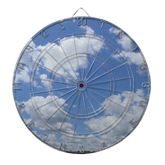 Jeu De Fléchettes Blue Clouds Sky Indoor Game Bar (Devant)
