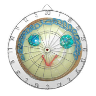 Jeu De Fléchettes Blue Hair Emoji Art Imprimer/Graphique