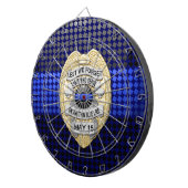 Jeu De Fléchettes Blue Line mince (Devant droit)