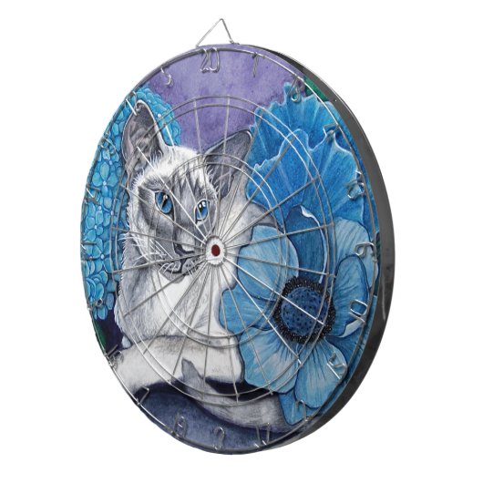 Jeu De Fléchettes Blue Point Siamese Chat (Devant droit)