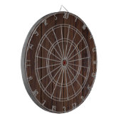 Jeu De Fléchettes Bois Brown foncé rustique clôture en bois Style ch (Devant gauche)