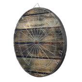 Jeu De Fléchettes Bois rustique de grange (Devant droit)