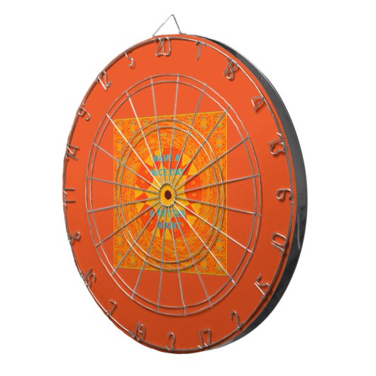 Jeu De Fléchettes Bonne journée et meilleur art nocturne Imprimer (Devant droit)