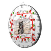 Jeu De Fléchettes Bordure Collie Noël (Devant droit)