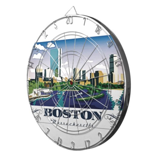 Jeu De Fléchettes Boston, Massachusetts (Devant droit)