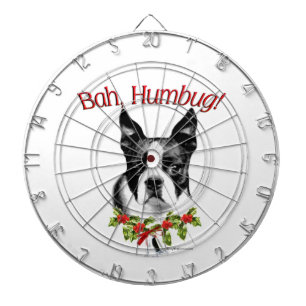 Jeu De Fléchettes Boston Terrier Bah Humbug
