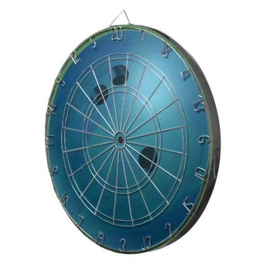 Jeu De Fléchettes Boule de Bowling Bleue (Devant droit)