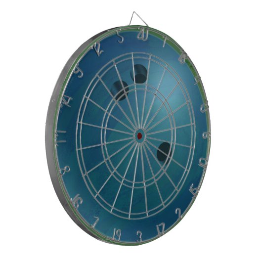 Jeu De Fléchettes Boule de Bowling Bleue (Devant gauche)