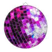 Jeu De Fléchettes Boule disco violette (Devant)